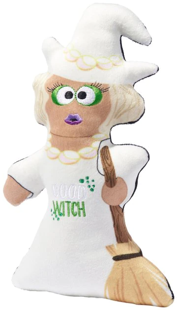 Frisco Halloween Good Witch, Bad Witch Reversible Plush Squeaky Dog Toy 3 Frisco Halloween Good Witch, Bad Witch Reversible Plush Squeaky Dog Toy