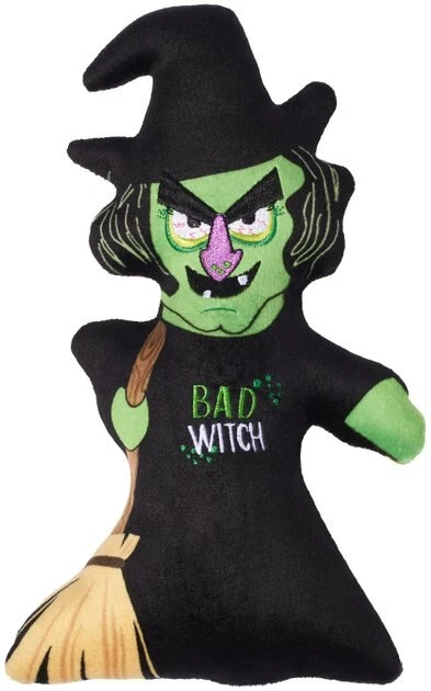 Frisco Halloween Good Witch, Bad Witch Reversible Plush Squeaky Dog Toy 5 Frisco Halloween Good Witch, Bad Witch Reversible Plush Squeaky Dog Toy - Image 3