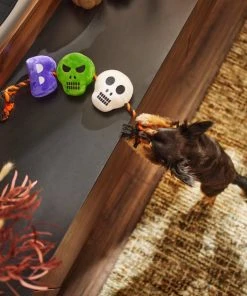 Frisco Halloween Boo! Plush with Rope Squeaky Dog Toy -Frisco Sales 2024 270450 PT3. SY630 V1624817117