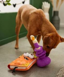 Frisco Halloween Monster Book & Candle Plush Squeaky Dog Toy, 2 count -Frisco Sales 2024 270456 PT3. SY630 V1624824883