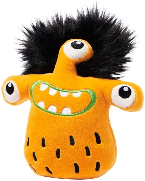 Frisco Friendly Monster Round Plush Squeaky Dog Toy 3 Frisco Friendly Monster Round Plush Squeaky Dog Toy