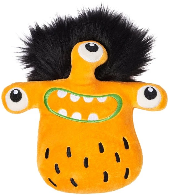 Frisco Friendly Monster Round Plush Squeaky Dog Toy 4 Frisco Friendly Monster Round Plush Squeaky Dog Toy - Image 2