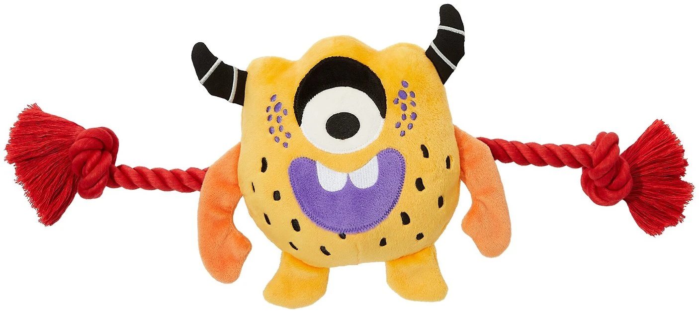 Frisco Friendly Monster Plush with Rope Squeaky Dog Toy Frisco Friendly Monster Plush with Rope Squeaky Dog Toy -Frisco Sales 2024 270474 PT1. SY630 V1624086798