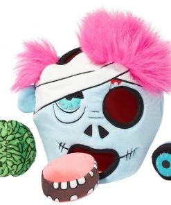 Frisco Halloween Zombie Hide and Seek Puzzle Plush Squeaky Dog Toy