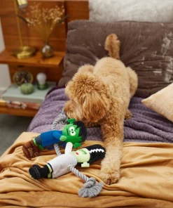 Frisco Frankenstein & Bride Plush with Rope Squeaky Dog Toy -Frisco Sales 2024 270496 PT3. SY630 V1624824775