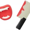 Frisco Halloween Vampire Teeth & Knife Latex Squeaky Dog Toy, 2 count -Frisco Sales 2024 270512 MAIN. SY630 V1624071204