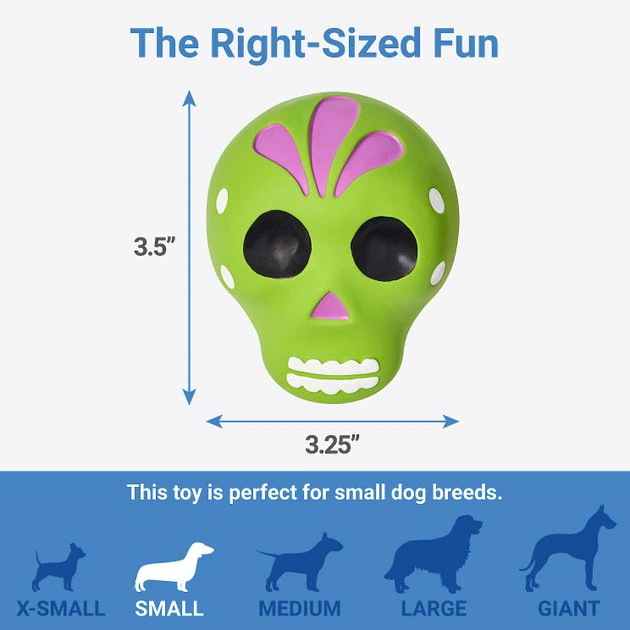 Frisco Halloween Sugar Skulls Latex Squeaky Dog Toy, 2 count Frisco Halloween Sugar Skulls Latex Squeaky Dog Toy, 2 count -Frisco Sales 2024 270518 PT1. SY630 V1626284166