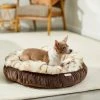 Frisco Faux Fur Velvet Round Bolster Cat & Dog Bed 2 Frisco Faux Fur Velvet Round Bolster Cat & Dog Bed -Frisco Sales 2024 270893 MAIN. SY630 V1626881278