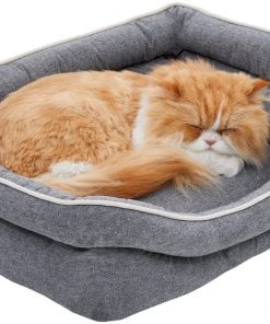 Frisco Chambray Double Bolster Cat & Dog Bed 8 Frisco Chambray Double Bolster Cat & Dog Bed -Frisco Sales 2024 270903 PT3. SY630 V1626294105