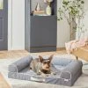 Frisco Chambray Orthopedic Sofa Bolster Dog Bed w/Removable Cover -Frisco Sales 2024 270907 MAIN. SY630 V1626881662