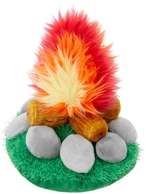 Frisco Camping Campfire Plush Squeaky Dog Toy 3 Frisco Camping Campfire Plush Squeaky Dog Toy