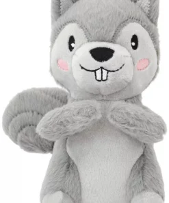 Frisco Camping Squirrel Plush Squeaky Dog Toy