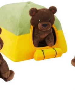 Frisco Camping Tent Hide & Seek Plush Squeaky Dog Toy