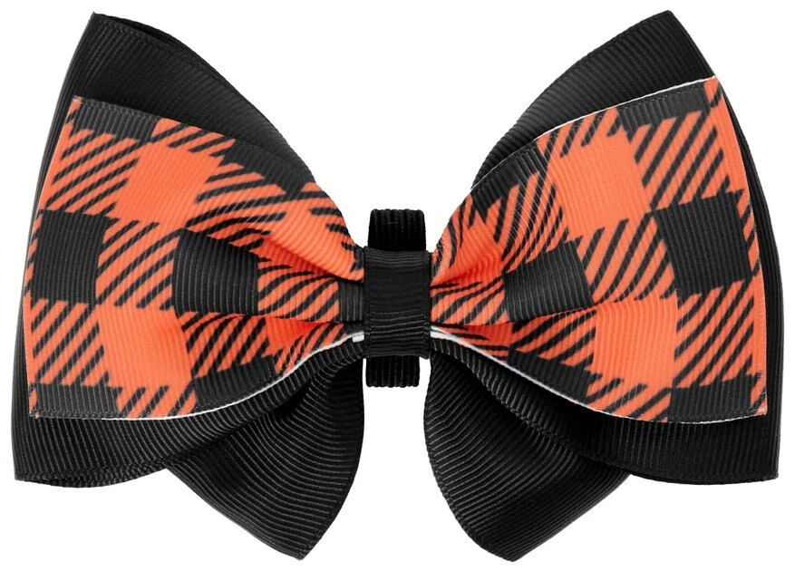 Frisco Removable Halloween Plaid Collar Bow, X-Small/Small Frisco Removable Halloween Plaid Collar Bow -Frisco Sales 2024 272875 MAIN. SY630 V1624046868