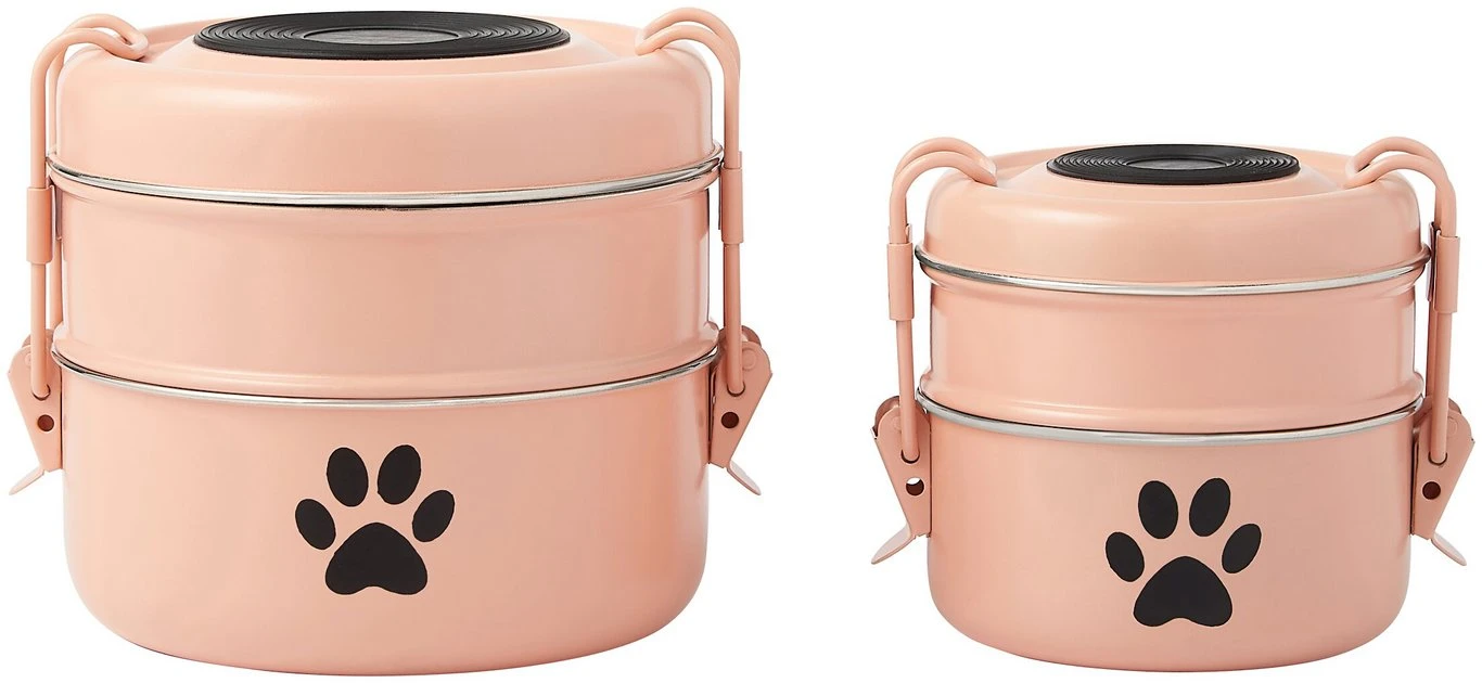 Frisco Complete Travel Stainless Steel Dog & Cat Feeder Bowl 8 Frisco Complete Travel Stainless Steel Dog & Cat Feeder Bowl - Image 6