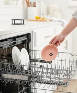 Frisco Paw Print Elevated Stainless Steel Dog & Cat Bowl -Frisco Sales 2024 277513 PT6. SY630 V1630357754