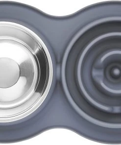 Frisco Silicone Slow Feeder Mat with Stainless Steel Bowl -Frisco Sales 2024 277549 PT4. SY630 V1627935299