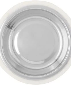 Frisco Marble Design Stainless Steel Dog & Cat Bowl with Wooden Base -Frisco Sales 2024 277554 PT4. SY630 V1627935205