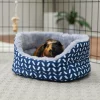Frisco Small Pet Herringbone Plush Round Cuddler -Frisco Sales 2024 278104 MAIN. SY630 V1629465444