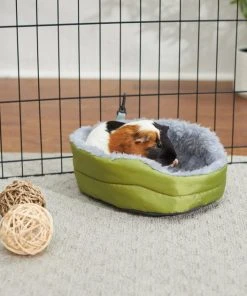 Frisco Small Pet Forest Plush Oval Cuddler