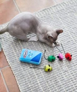 Frisco Crayon Box Plush Mice Cat Toy with Catnip, 5 count -Frisco Sales 2024 279413 PT3. SY630 V1628191453