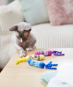 Frisco Crayon Plush Kicker Cat Toy with Catnip -Frisco Sales 2024 279417 PT3. SY630 V1628191355