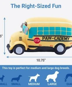 Frisco School Bus Plush Squeaky Dog Toy -Frisco Sales 2024 279425 PT1. SY630 V1629824471