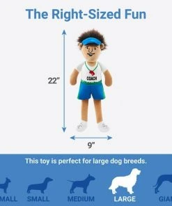 Frisco Gym Teacher Plush Squeaky Dog Toy -Frisco Sales 2024 279447 PT1. SY630 V1629824195