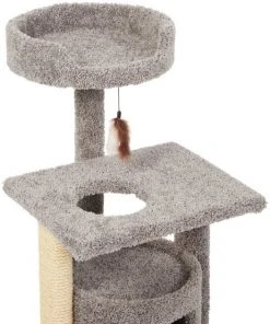 Frisco 42-in Real Carpet Cat Tree with Condo, Grey 8 Frisco 42-in Real Carpet Cat Tree with Condo, Grey -Frisco Sales 2024 282755 PT3. SY630 V1621949298