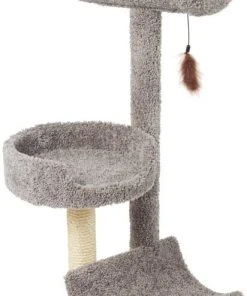 Frisco 45-in Real Carpet Cat Tree, Gray -Frisco Sales 2024 282761 PT2. SY630 V1622813259