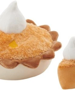 Frisco Grandma Sophie's Pumpkin Pie 2-in-1 Plush Squeaky Dog Toy