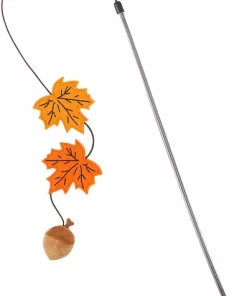 Frisco Fall Acorn & Leaves Teaser Cat Toy with Catnip