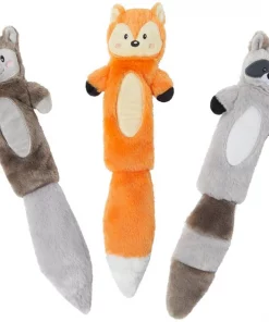 Frisco Forest Friends Stuffing-Free Skinny Plush Squeaky Dog Toy