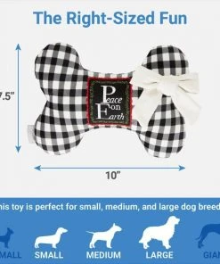 Frisco Holiday "All Is Bright" Reversible Bone Plush Squeaky Dog Toy 8 Frisco Holiday "All Is Bright" Reversible Bone Plush Squeaky Dog Toy -Frisco Sales 2024 287191 PT2. SY630 V1637767124