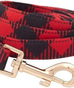 Frisco Fashion Leash, Buffalo Plaid