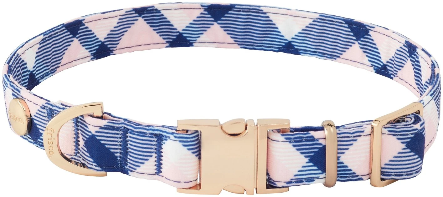 Frisco Fashion Collar, Pink Plaid 3 Frisco Fashion Collar, Pink Plaid