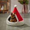 Frisco Holiday Dog & Cat Santa Hat Cave Bed -Frisco Sales 2024 287893 MAIN. SY630 V1631660213