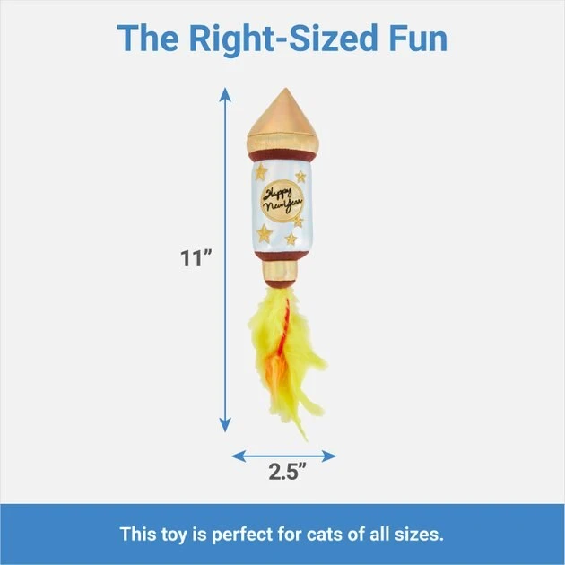 Frisco New Year's Eve Firework Plush Kicker Cat Toy with Catnip Frisco New Year's Eve Firework Plush Kicker Cat Toy with Catnip -Frisco Sales 2024 288474 PT1. SY630 V1640718395