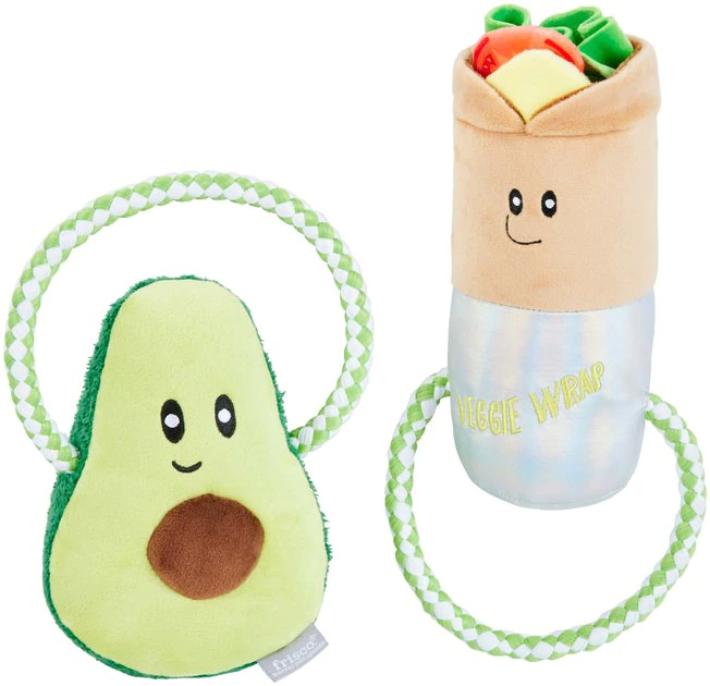 Frisco Healthy Snack Plush with Rope Dog Toy, 2 count Frisco Healthy Snack Plush with Rope Dog Toy, 2 count -Frisco Sales 2024 288901 MAIN. SY630 V1638290670