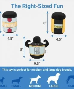 Frisco Protein Powder Plush Squeaky Dog Toy, 3 count 6 Frisco Protein Powder Plush Squeaky Dog Toy, 3 count -Frisco Sales 2024 288925 PT1. SY630 V1640722728