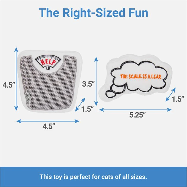 Frisco Scale & Message Bubble Plush Cat Toy with Catnip, 2 count Frisco Scale & Message Bubble Plush Cat Toy with Catnip, 2 count -Frisco Sales 2024 288959 PT1. SY630 V1640722344