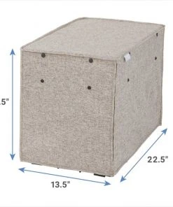 Frisco Faux linen Dog Crate Cover -Frisco Sales 2024 289623 PT2. SY630 V1644433626