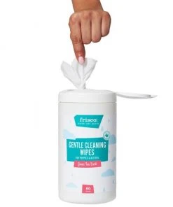 Frisco Gentle Cleaning Waterless Grooming Wipes for Puppies & Kittens, Green Tea Scent -Frisco Sales 2024 291592 PT3. SY630 V1627306647