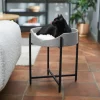 Frisco Modern Elevated Wrought Iron Cat Bed with Eyelash Cushion -Frisco Sales 2024 296671 MAIN. SY630 V1633727683