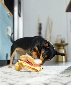 Frisco Brunch Egg in Hole 2-in-1 Plush Squeaky Dog Toy -Frisco Sales 2024 297246 PT3. SY630 V1642089088