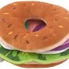 Frisco Brunch Bagel with Lox Plush Squeaky Dog Toy -Frisco Sales 2024 297256 MAIN. SY630 V1642086699