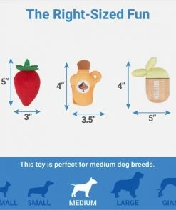 Frisco Brunch Pancake Hide & Seek Puzzle Plush Squeaky Dog Toy -Frisco Sales 2024 297266 PT2. SY630 V1643916712