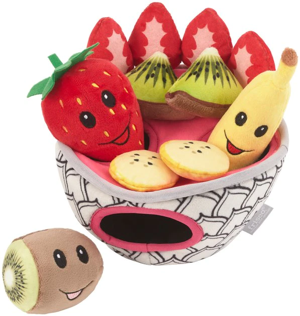 Frisco Brunch Acai Bowl Hide & Seek Puzzle Plush Squeaky Dog Toy 3 Frisco Brunch Acai Bowl Hide & Seek Puzzle Plush Squeaky Dog Toy