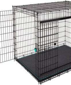 Frisco Heavy Duty Enhanced Lock Sliding Double Door Fold & Carry Wire Dog Crate & Mat Kit, 54 inch -Frisco Sales 2024 297463 PT6. SY630 V1633115115