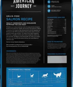 American Journey||Frisco American Journey Salmon Recipe Grain-Free Dry Cat Food, 12-lb bag + Frisco Step-In Cat Scratcher Toy with Catnip, Tropical Palms -Frisco Sales 2024 297820 PT2. SY630 V1623251849